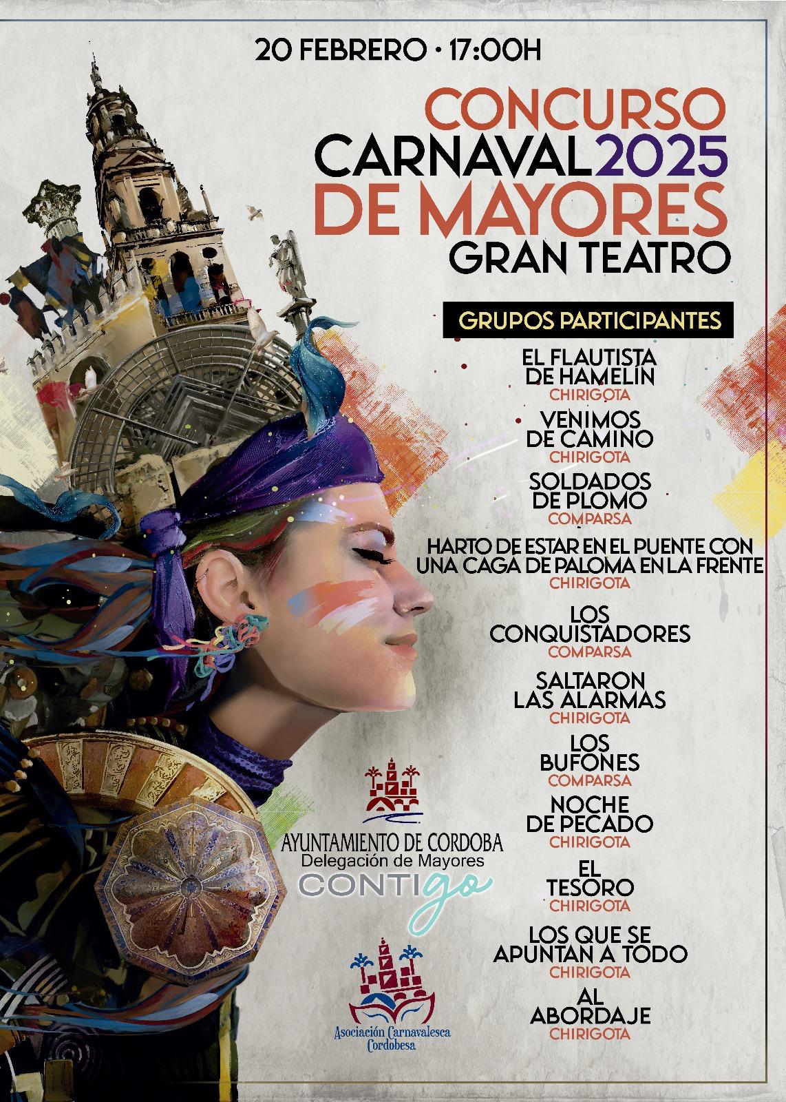 Programación Carnaval de Mayores 2025