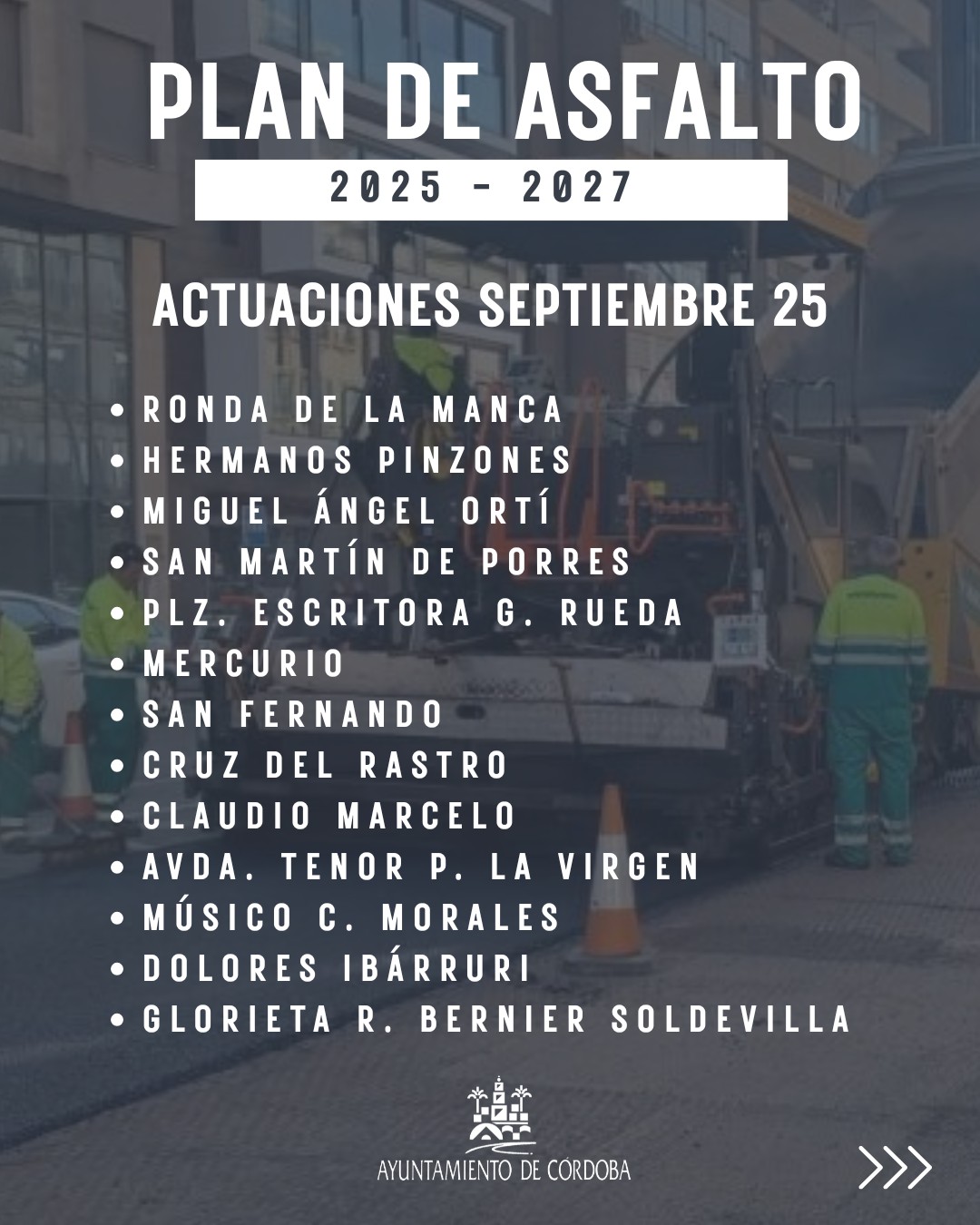 Ponemos en marcha el 𝐏𝐥𝐚𝐧 𝐝𝐞 𝐀𝐬𝐟𝐚𝐥𝐭𝐨 𝟐𝟎𝟐𝟓-𝟐𝟎𝟐𝟕