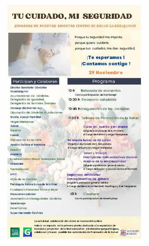 Jornada de puertas abiertas Centro de Salud Guadalquivir