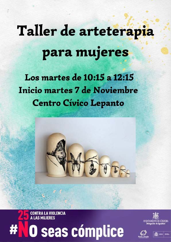 Cartel del Taller de Arteterapia para mujeres