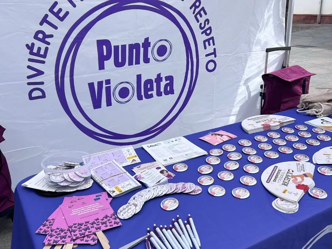 Puntos violeta 